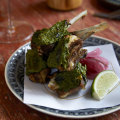 Hara bhara goat riblets at Raja restaurant in Potts Point.