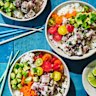 Kingfish ceviche bowls.