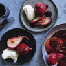 Mulled wine pears.