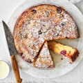 Karen Martini’s apple and cherry brown butter cake.