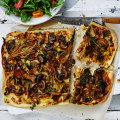 Mushroom Flammkuchen.