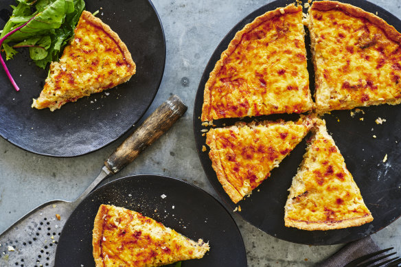 This elegant quiche is fit for a king.