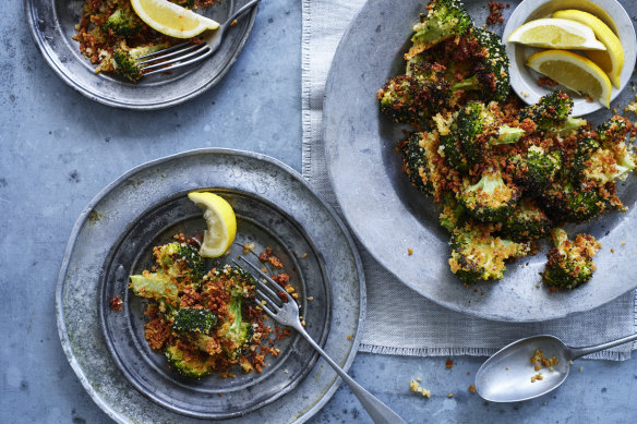 Adam Liaw’s broccoli with parmesan.