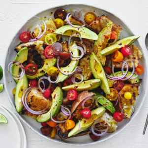 Avocado salad.
