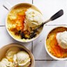 Orange and almond mug cake.