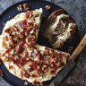Helen Goh’s coffee cake with buttercream and pecan brittle.