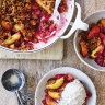 Helen Goh’s peach and raspberry Betty.