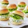 Tarragon and black-pepper chicken salad sliders