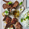 Adam Liaw’s oregano and lemon lamb cutlets. 