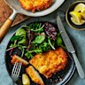 Golden, crunchy chicken cotoletta needs little more than lemon juice and fresh salad greens for company.