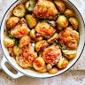 One-pan rosemary chicken and potatoes.