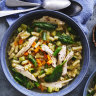 Adam Liaw’s roast chicken noodle soup