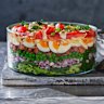 Seven-layer salad.