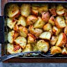 Roasted scalloped potatoes.