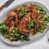 Adam Liaw’s coriander chicken with green rice