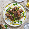 Lamb, almond and apricot kofta.