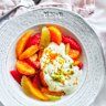 Adam Liw Ag with fruit salad with cruft.