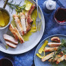 Lemony pork chops.