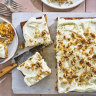 Carrot and pineapple cake.