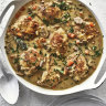 Adam Liaw’s chicken fricassee recipe.