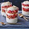 Strawberry and sourdough trifle.