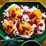 Raspberry and mango eton mess.
