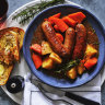 Adam Liaw’s sausage and rosemary stew