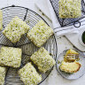 Helen Goh’s zesty mango, passionfruit and pistachio lamingtons are perfect for picnics