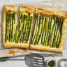Asparagus tart.