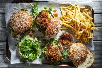 French onion burgers.