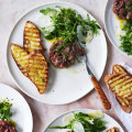 Danielle Alvarez’s carne cruda with fennel, olives, rocket and parmigiano reggiano.