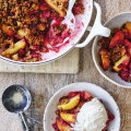 Helen Goh’s peach and raspberry Betty.