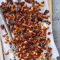 Helen Goh’s roasted spiced nuts with lime leaf and chilli.  