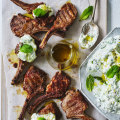 Adam Liaw’s oregano and lemon lamb cutlets. 