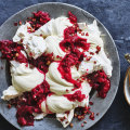 Rhubarb Eton mess.