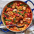 Chicken and chorizo.