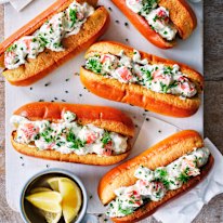 Swedish prawn rolls.