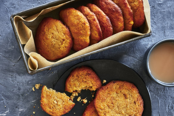 Adam Liaw’s banana biscuits.