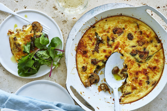 This savoury clafoutis is a perfect winter lunch.