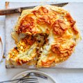 Julia Busuttil Nishimura's pumpkin and feta filo pie.
