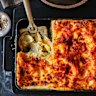 Lemony fennel lasagne.