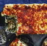 Choose your own adventure with Adam Liaw’s vegetarian lasagne recipe, such as this autumnal version with pumpkin, leek and silverbeet in a ricotta base.