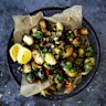 Adam Liaw gives Brussels sprouts the crispy salt and pepper treatment (ala squid).