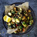 Adam Liaw gives Brussels sprouts the crispy salt and pepper treatment (ala squid).