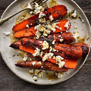 Carrots with feta