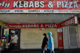 Shops were closed in Blacktown on Sunday as the local government area was added to NSW Health’s list of concern.