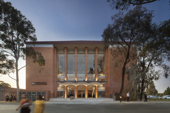 The Broadmeadows Town Hall redesign is included in the Melbourne Now exhibition. 