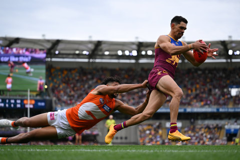 Charlie Cameron in action for the Lions.