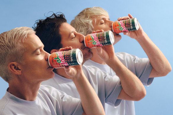 The band invented their own fictional products for the new album, including a soft drink called El Dorado.
