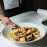 Seafood linguine at Cecconi's.